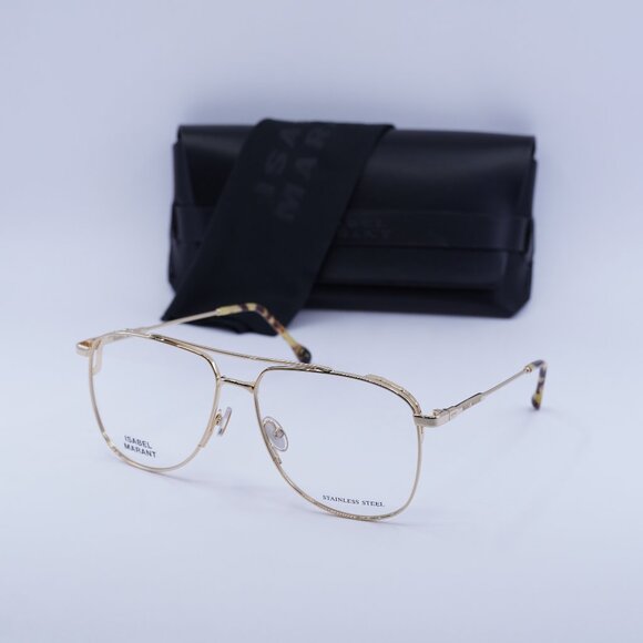 Final Price! Isabel Marant IM 0057 0000 00 Gold Eyeglasses 56mm - Picture 1 of 10